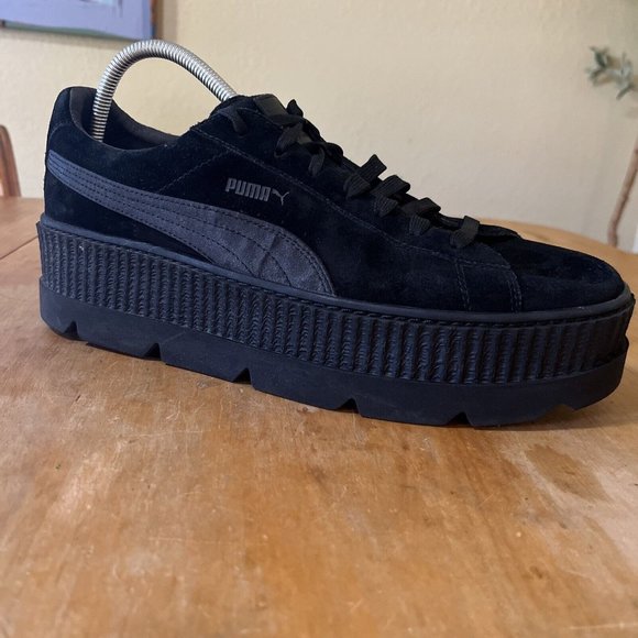 Puma Shoes Puma X Fenty Suede Cleated Creepers Mens Sz 3 Triple